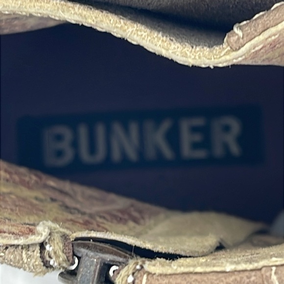 BUNKER Brown Ankle Boots with Buckle Detail MADE IN PORTUGAL SIZE 10 US - Picture 7 of 7